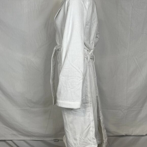 NEW FRETTE Unisex Velour Shawl Collar Bathrobe Size L - Picture 3 of 10
